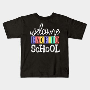 Welcome Back To School First Day of School Teachers Kids T-Shirt